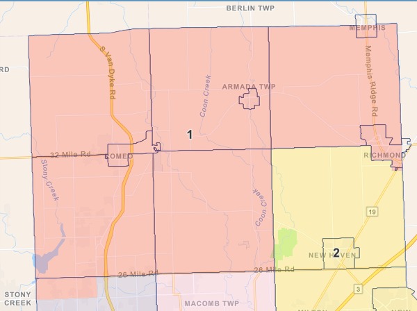 Don Brown District 1 Map